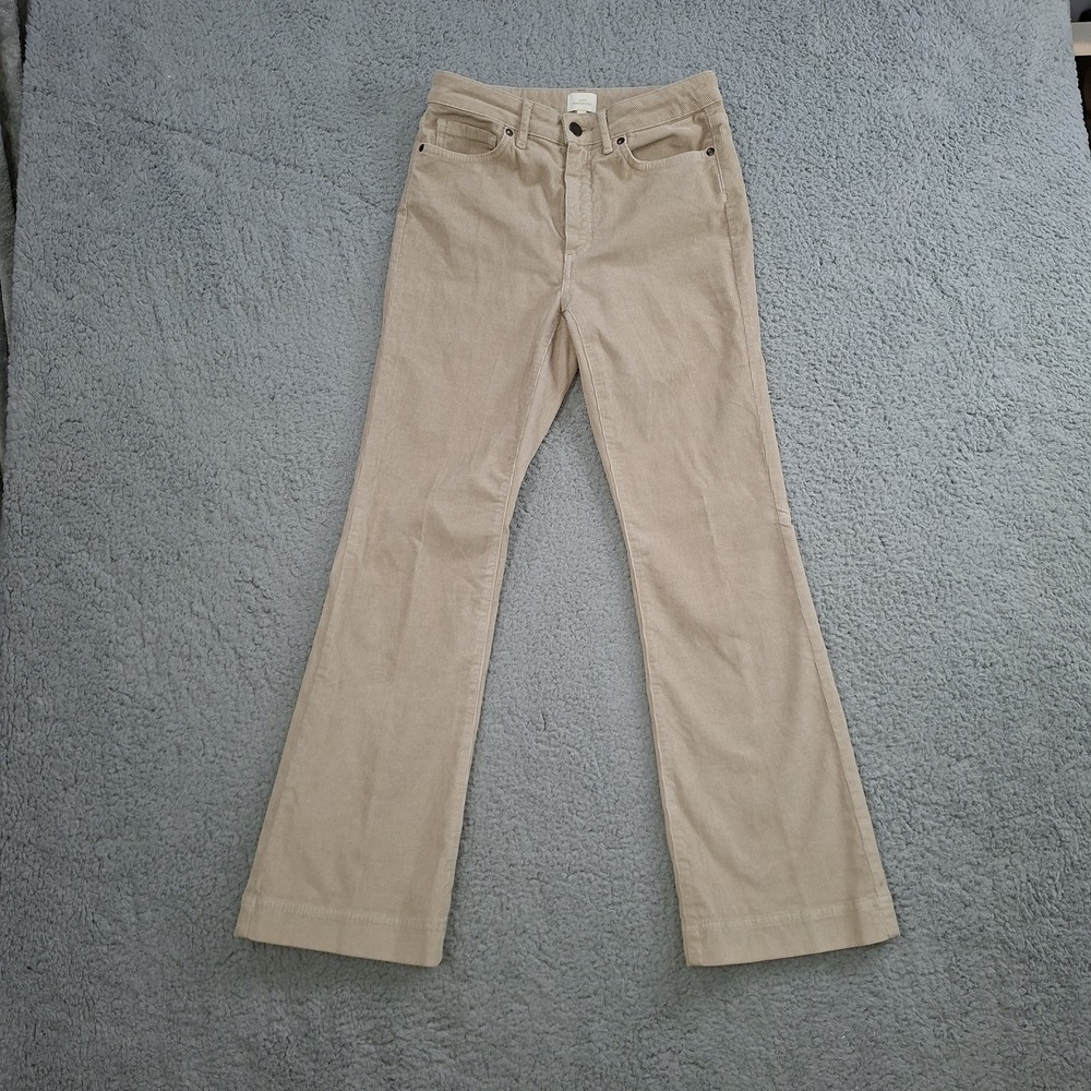 Ann Mashburn Pants sz 26 Kendall Flare 5-pocket Jeans in Stretch Corduroy